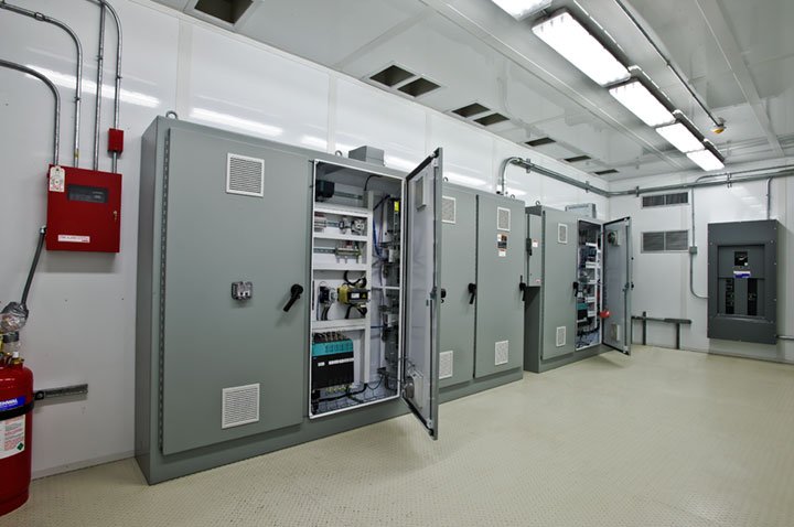 Electrical enclosures for servers