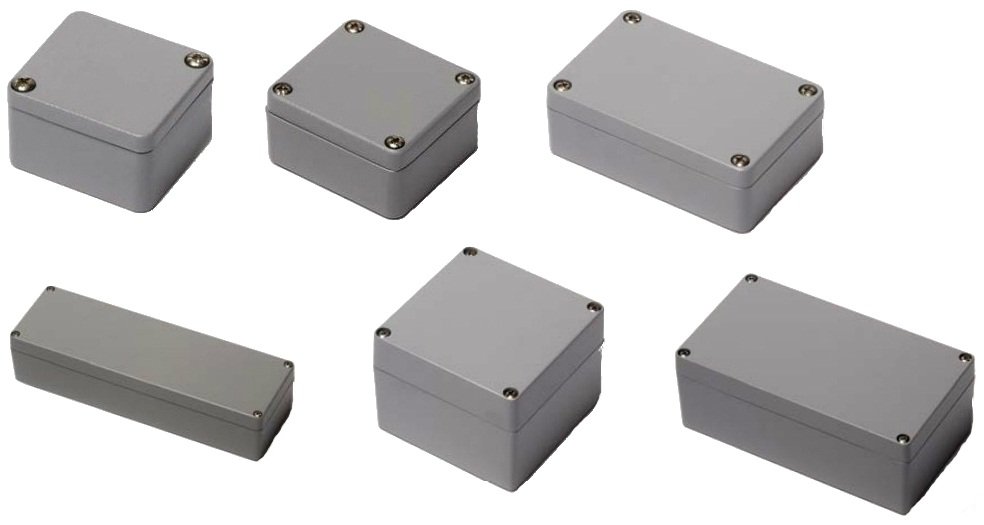 Diferentes tamaños de caja eléctrica