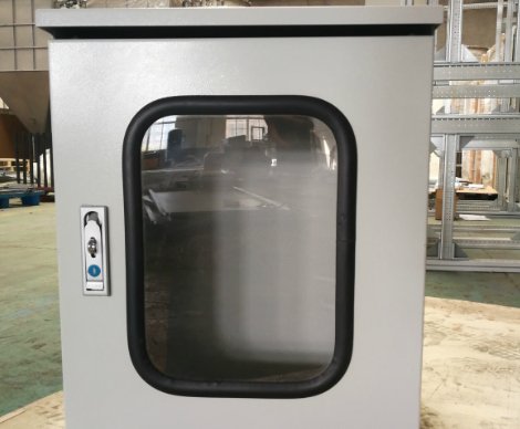 stainless steel enclosure with window
