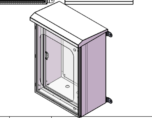 wheather proof electrical enclosure with window