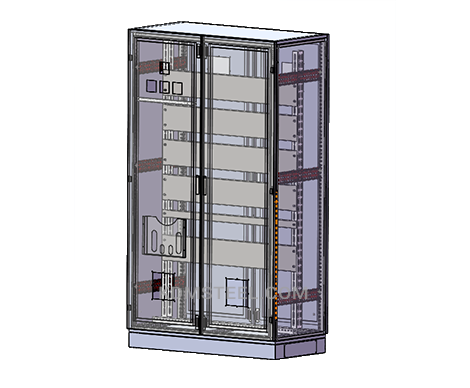 Free standing electrical enclosure