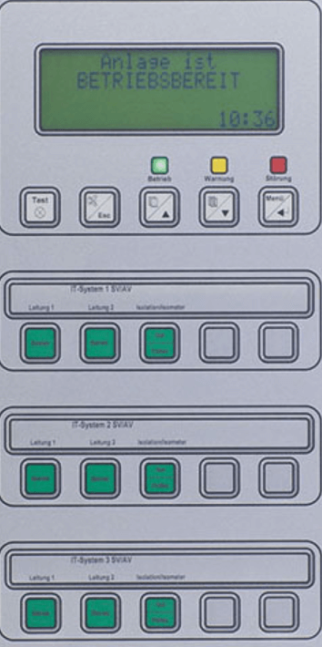Control panel display