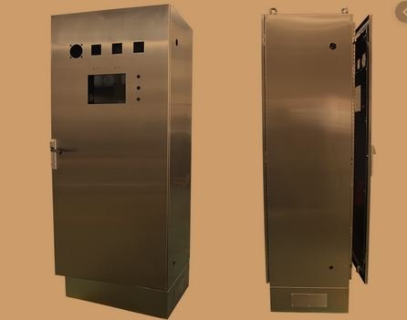 Electrical enclosure with holes that may require sealing