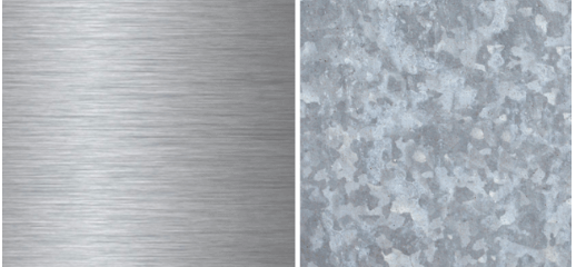 Stainless steel vs. galvanized steel