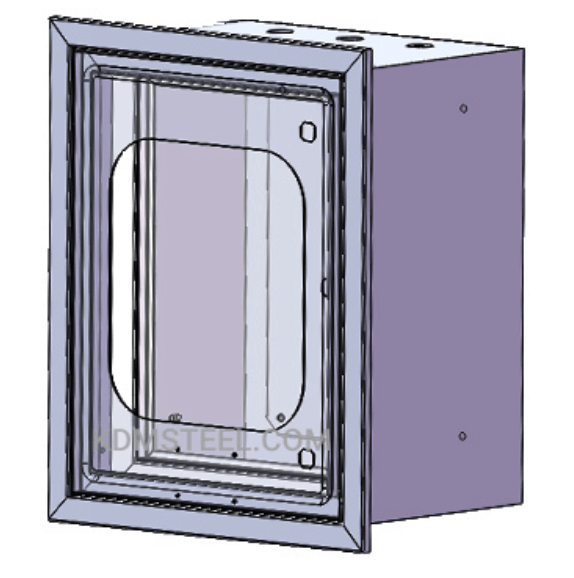 Recessed enclosure