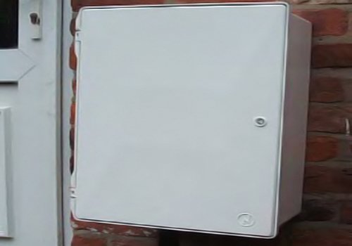 Caja de medidor de gas de montaje en superficie