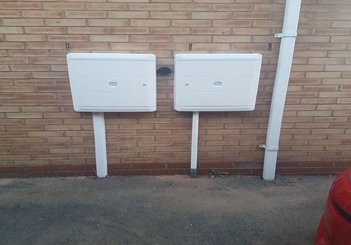 Caja de medidor de gas de montaje en superficie