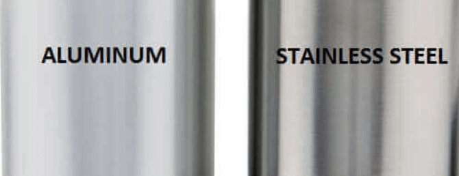 Aluminum vs. stainless steel