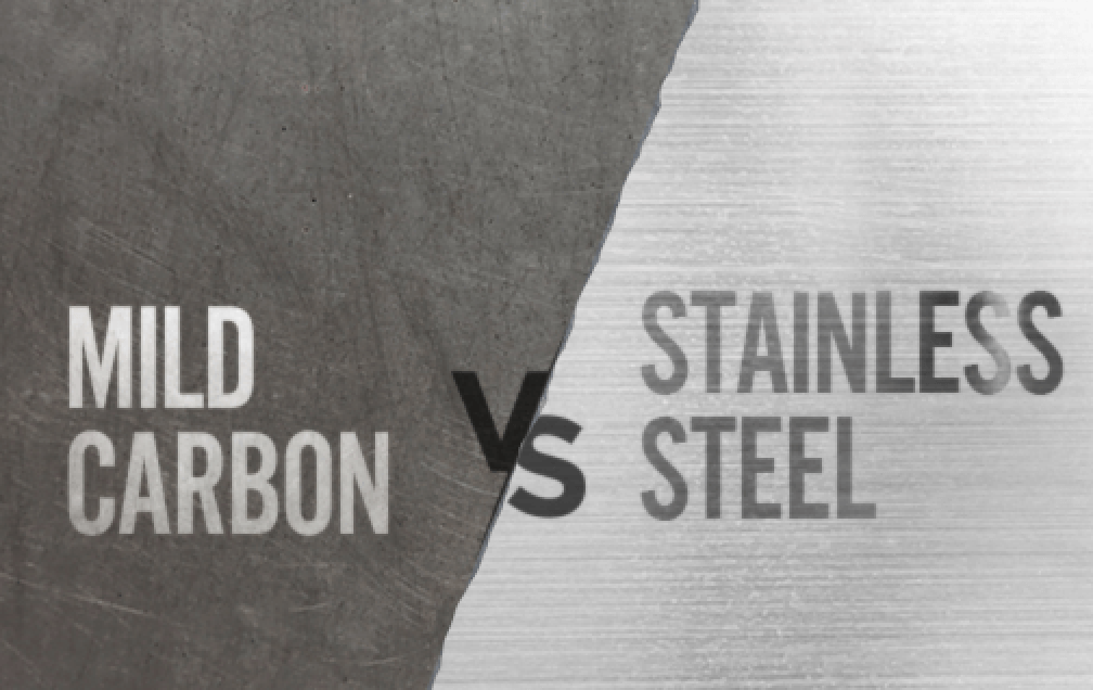 Carbon steel vs. stainless steel
