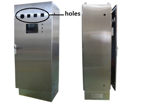 Electrical enclosure with vents