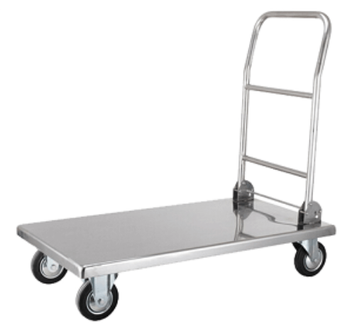 Platform stainless steel trolley