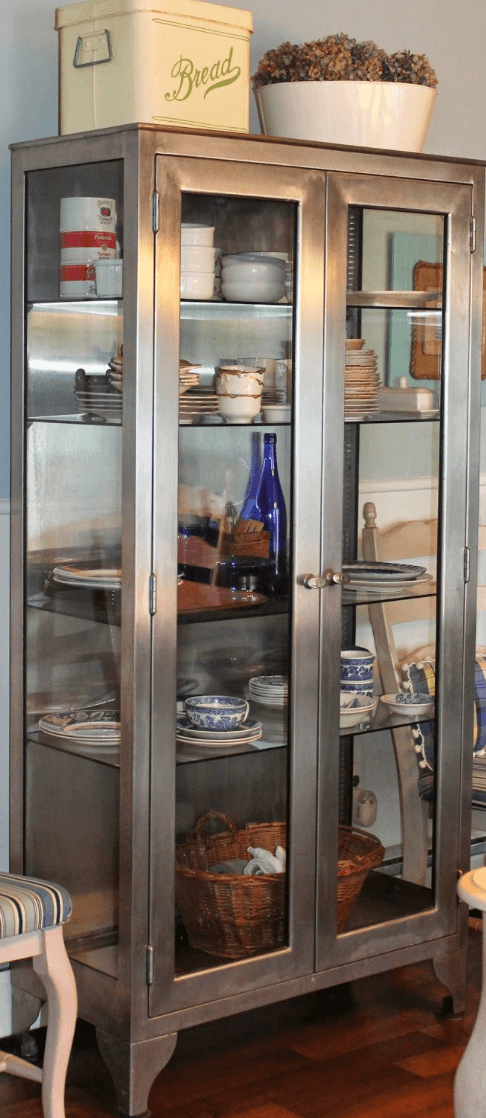 Stainless steel display industrial cabinet