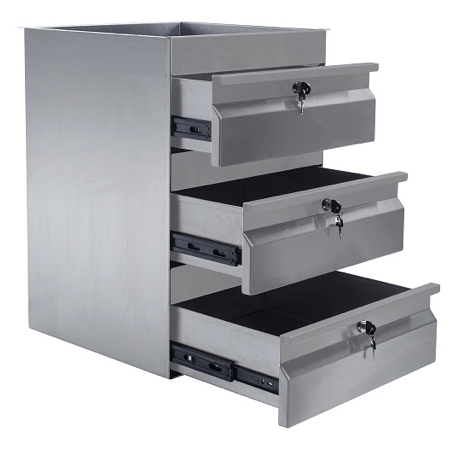 Stainless steel drawers