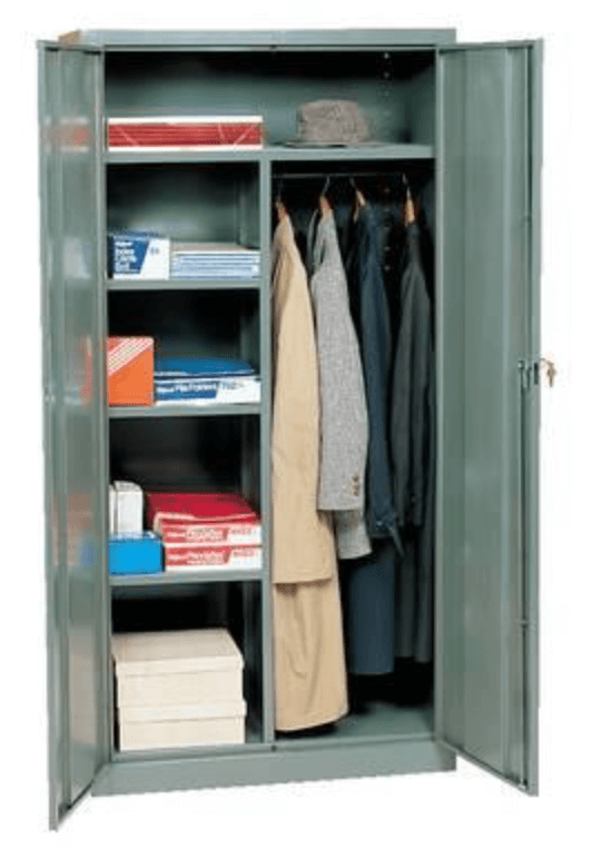 Stainless steel industrial change room storage