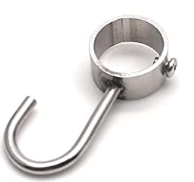 Adjustable stainless steel hook