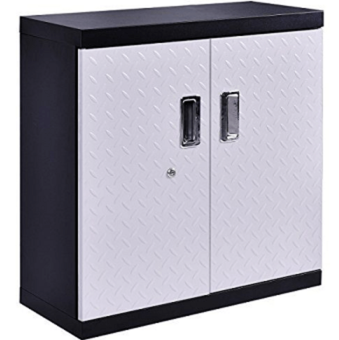 Embossed stainless steel wall-mounted cabinet