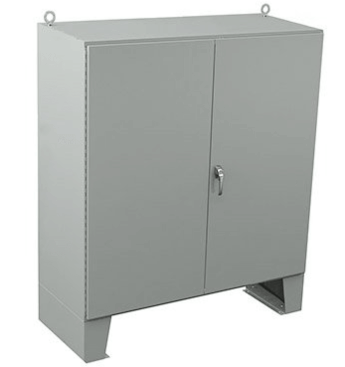 Free-standing battery enclosure
