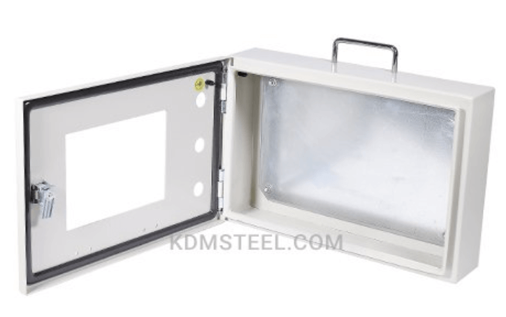 Aluminum powder-coated enclosure