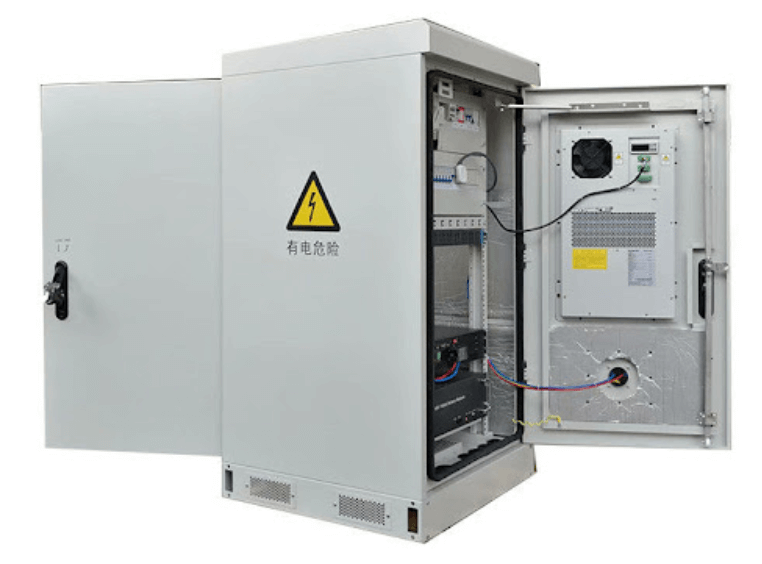 Custom outdoor data cabinet