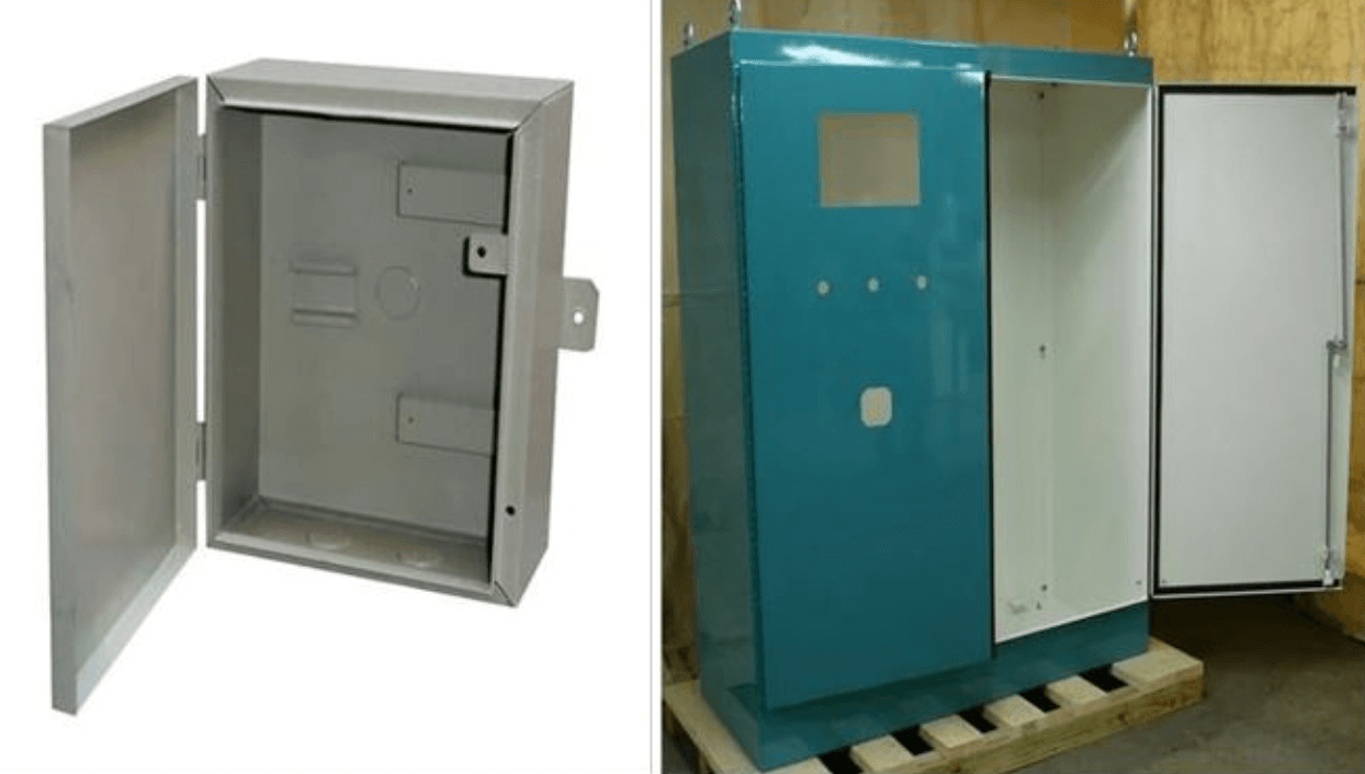 Powder-coated vs wet-coated enclosures