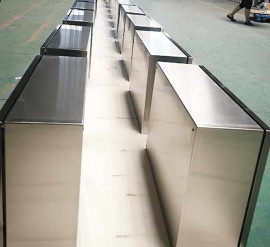 Stainless steel outdoor data cabinet