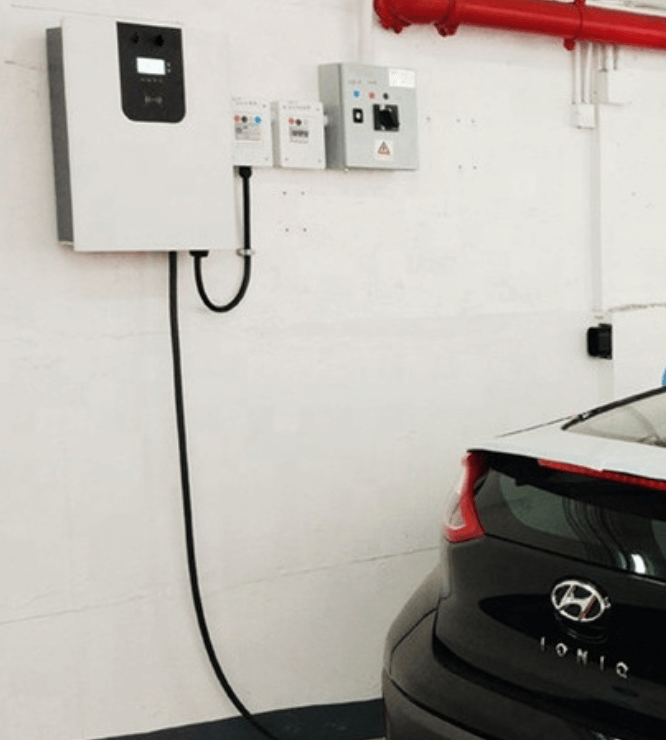 حاوية شاحن EV مثبتة على الحائط
