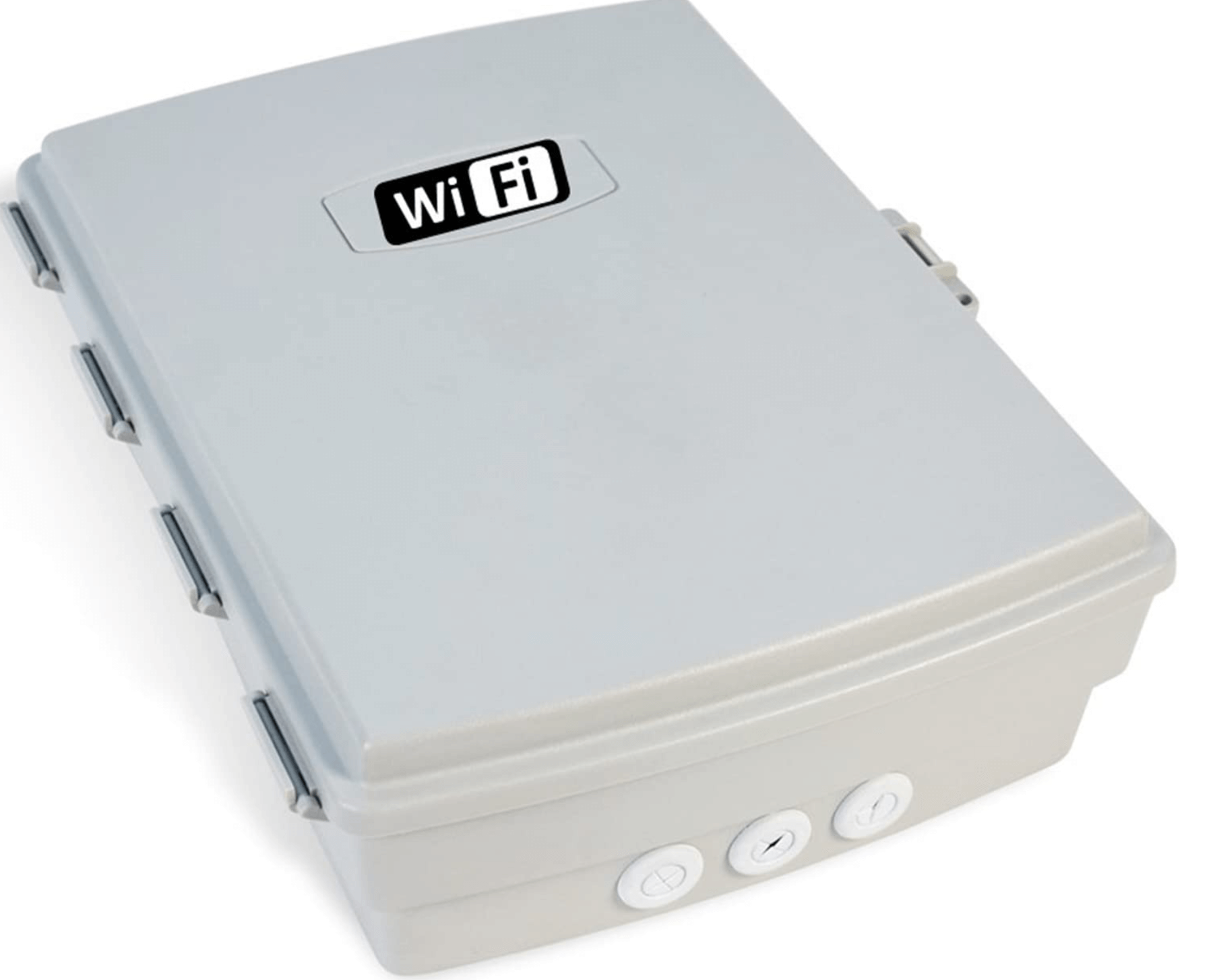 Wireless outdoor data cabinet