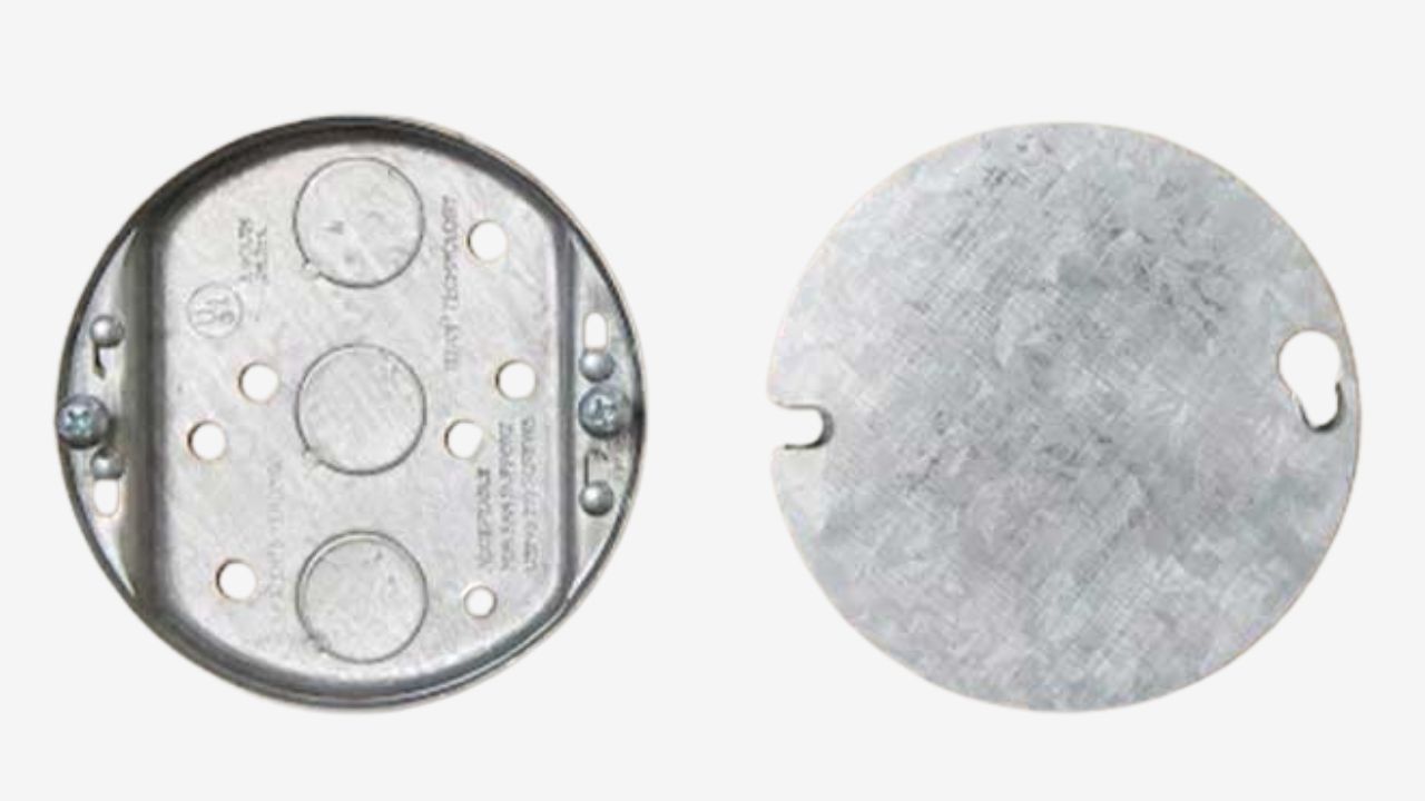 라운드 팬 접합 상자