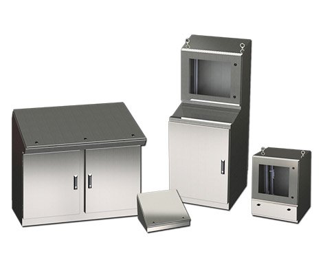 Caja eléctrica pulida