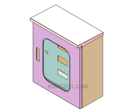 carbon steel lockable Hinged Electrical Enclosure