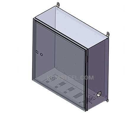 stainless steel Nema 4X wall mount enclosure