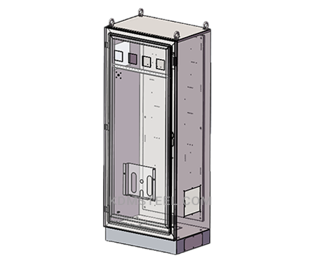 stainless steel free standing dust proof electrical enclosures