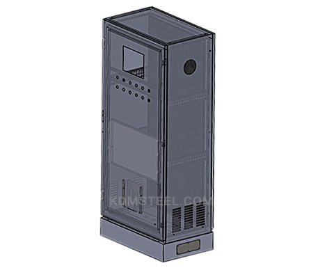 stainless steel free standing vented electrical enclosure
