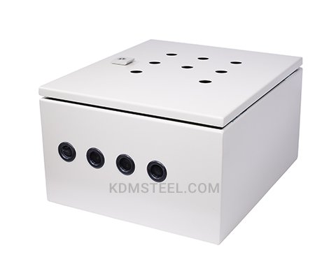 Outdoor Electrical Enclosures With Rain Hood And Ventilation Fan