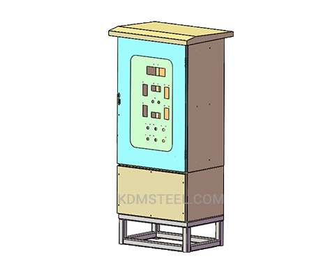 NEMA 4 floor stand stainless steel outdoor modular enclosure