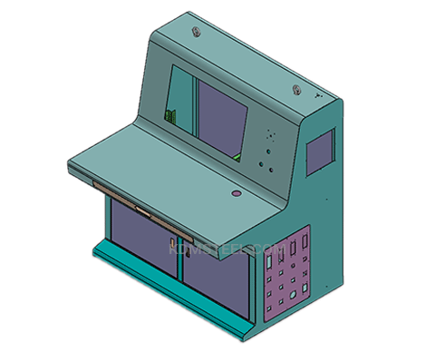 Caja de consola de escritorio NEMA 3R de acero personalizada