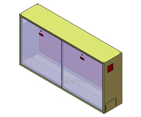 boîtier ventilé à double porte nema 13