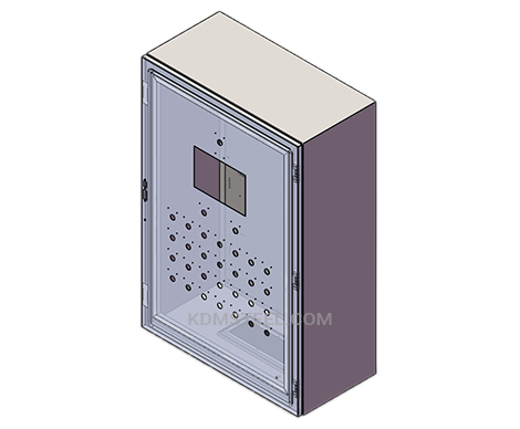 electrical panel enclosure with viewing window