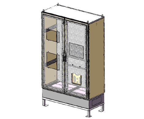 floor mount marine electrical enclosure