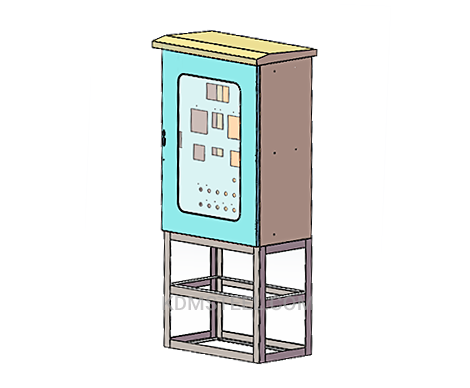 floor stand outdoor modular weatherproof electrical enclosure