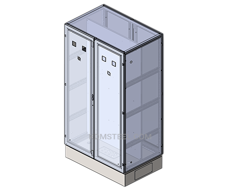 hinged free standing Electrical Enclosure NEMA type 12