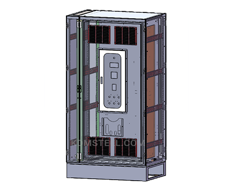 armoire de contrôle de trafic autonome nema 4x avec filtre à air