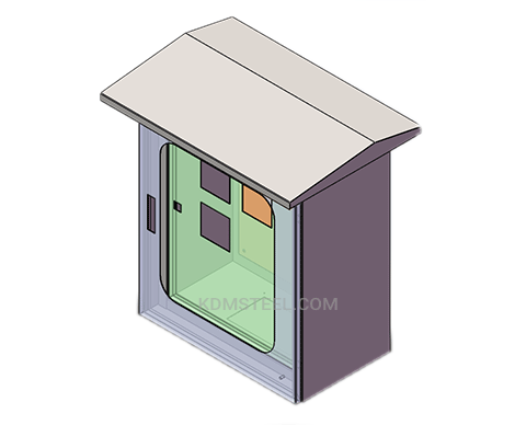 Gabinete exterior NEMA 12 con ventana de visualización