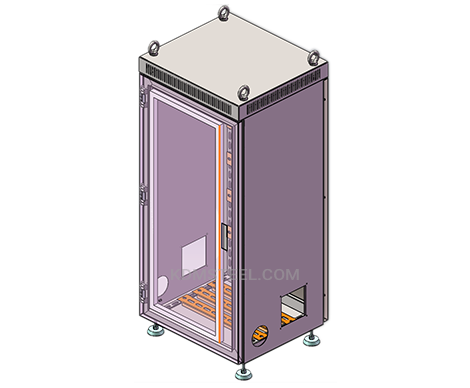 single door stainless steel free standing IP66 enclosure