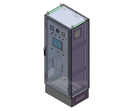 single door stainless steel free standing large enclosure with door lock and viewing window