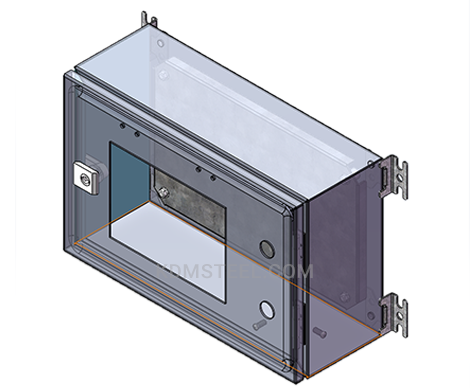 Wall mount electrical enclosure