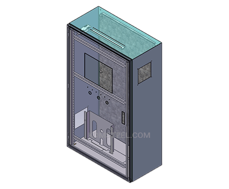 壁掛け式 IP56 窓付きエンクロージャ