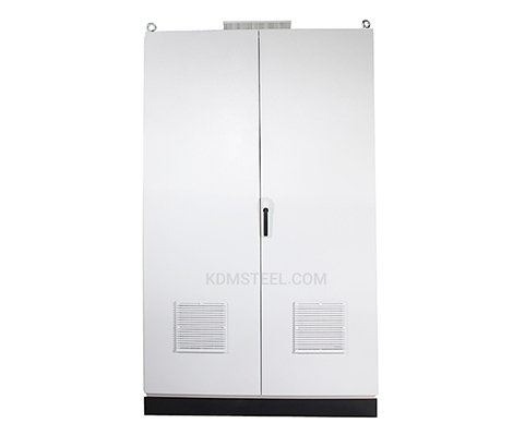 galvanized double door electrical pedestal enclosure