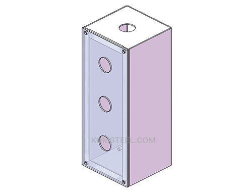 stainless steel 316 push button junction box