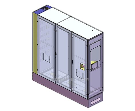 屋外用亜鉛メッキ IP67 電気エンクロージャ